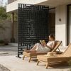 Trennwand Bernalda 180x120 cm Stahl Schwarz [casa. pro] Bild 5