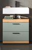 Waschbeckenunterschrank Shawn in Salbei und Eiche 60 cm Bild 2