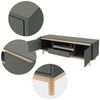 ML-DESIGN Lowboard Fernsehschrank TV-Kommode TV Board für Wohnzimmer Fernseher Möbel (1 St), TV-Schrank Minimalistisch bis 65 Zoll MDF / Kiefer Bild 3