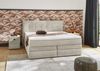 Boxspringbett 180x200 cm H3 Federkernmatratzen Bonell Topper in Cord Beige Grau Bild 2