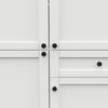 Calicosy Hochschrank 4 Türen und 1 Schublade B120,2 cm – COTTAGE - Weiß Bild 5