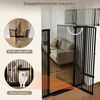Comomy Treppenschutzgitter 180cm Extra hohes Katzengitter, Breite 75-110 cm (Türschutzgitter mit Katzentür für Hunde & Katzen), Druckmontage, breite Öffnung Bild 4