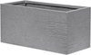 Blumentopf grau rechteckig 50 x 23 x 24 cm MYRA Bild 4