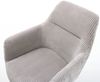 Esszimmerstuhl Pejo-Flex Cord Silbergrau 4-Fuß konisch Edelstahl Taschenfederkern Bild 4