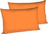 fleuresse Kissenbezug Colours Mako Satin, 100% Baumwolle, mit Reißverschluss, (2 Stück), Mako Satin, glänzend, glatt, Premium Qualität Bild 5