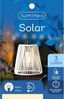 Lumineo LED Solarleuchte, Dauerlicht, warmweiß, Solar LED Pendelleuchte Outdoor 17,5cm Rattan-Optik Weiß / Warmweiß Bild 4