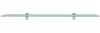 vidaXL Schwebende Regale 2 Stk. Glas 80x10 cm 8 mm [3051499] Bild 3