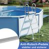 FIVMEN Poolleiter Sicherheitsleiter Schwimmbadleiter mit Handlauf Edelstahlleiter Bild 4