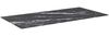 vidaXL Tischplatte Schwarz 100x50 cm 6 mm Hartglas in Marmoroptik 322274 Bild 2