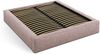 Micadoni Bett Simon Strukturierter Stoff Rosa Melange 180x200 Bild 3
