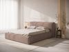 Micadoni Bett Simon Strukturierter Stoff Rosa Melange 180x200 Bild 5
