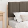 vidaXL Bettgestell mit gepolstertem Kopfteil Taupe 90 x 190 cm 877807 Bild 3