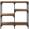 vidaXL Konsolentisch mit Regal Altholz 80 x 29 x 75 cm Holzwerkstoff 882211 Bild 5