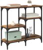 vidaXL Konsolentisch mit Regal Altholz 80 x 29 x 75 cm Holzwerkstoff 882211 Bild 3