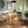 Eckbankgruppe Roman Goldkraft Eiche 136.6 x 60 cm mit Tisch Vicco Bild 4