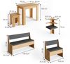 Eckbankgruppe Roman Goldkraft Eiche 136.6 x 60 cm mit Tisch Vicco Bild 3