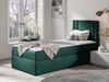 Boxspringbett 'Harlon Mini' rechts, grün 80x200 cm Bild 2