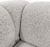 Ecksofa Designersofa BLANCHE in Stoff Puente Hellgrau Ottomane Rechts Bild 5