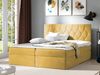 Boxspringbett Simori, Gelb, 180x200 cm Bild 2