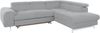 COTTA Ecksofa Chef L-Form, mit Kopfteilverstellung, edle Metallkufen, wahlweise mit Bettfunktion Bild 3