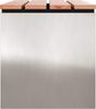 vidaXL Gartenbank Edelstahl 80 x 40 x 43 cm 874902 Bild 5