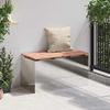 vidaXL Gartenbank Edelstahl 80 x 40 x 43 cm 874902 Bild 3
