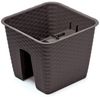 Annastore Balkonkasten Blumenkasten für Geländer und Brüstungen - Pflanzkasten für Geländer, Geländerkasten, Blumentopf, Geländertopf Bild 2
