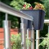 Annastore Balkonkasten Blumenkasten für Geländer und Brüstungen - Pflanzkasten für Geländer, Geländerkasten, Blumentopf, Geländertopf Bild 4