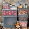 ROTHO Aufbewahrungsbox COMPACT stapelbare 70l Aufbewahrungskiste mit Deckel und Rollen Bild 3