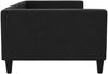 vidaXL Tagesbett Schwarz 100x200 cm Stoff 353990 Bild 4