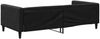 vidaXL Tagesbett Schwarz 100x200 cm Stoff 353990 Bild 5