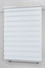 Lysel - Qualitätsdoppelrollo abdunkelnd weißgrau, (B x H) 100cm x 175cm in weiß/weißgrau Bild 4