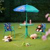 Relaxdays Camping Kindersitzgruppe mit Schirm Bild 2