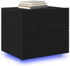 vidaXL Nachttisch 2 pcs Schwarz Eichen-Optik 50 x 39 x 41 cm 863077 Bild 3