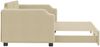 vidaXL Tagesbett Ausziehbar Creme 90x200 cm Stoff 3197638 Bild 4