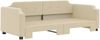 vidaXL Tagesbett Ausziehbar Creme 90x200 cm Stoff 3197638 Bild 3