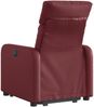 vidaXL Relaxsessel mit Aufstehhilfe Weinrot Kunstleder 3206753 Bild 4