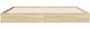 vidaXL Bettgestell ohne Matratze Sonoma-Eiche 160x200 cm Holzwerkstoff 842009 Bild 4