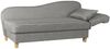 Recamiere mit Armteil rechts klappbar Katia Bezug Flachgewebe Buche natur / hellgrau 22663 Bild 3