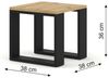 Doppelter Couchtisch NUKA M 60x60 cm Artisan-Eiche Bild 5