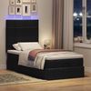 vidaXL Ottoman-Bett mit Matratze & LEDs Schwarz 100x200 cm Stoff 3313984 Bild 3