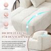 LVHOM Chaiselongue Schlafsofa mit Kissen, Lounge Sessel Relaxsessel Einzelsessel mit Seitentasche, Sofa Schlaffunktion, Sessel für Wohnzimmer Bild 4
