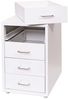 Rollcontainer Boston T851 48 x 28 x 41 cm 4 Schubladen ~ weiß Bild 2