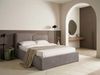 Bett mit Stauraum LAGARDE Stoff Taupe 160 x 200 cm Bild 3