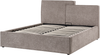 Bett mit Stauraum LAGARDE Stoff Taupe 160 x 200 cm Bild 4