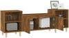 vidaXL TV-Schrank Räuchereiche 160 x 35 x 55 cm Holzwerkstoff [821193] Bild 5