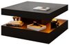 radelldar Couchtisch Wohnzimmertisch hautänhliche textur mit beleuchtung modern, USB Bild 4