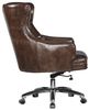 Bürosessel Perth Leder Vintage-Cigar Chesterfield-Knopfmu. Bild 3