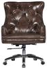 Bürosessel Perth Leder Vintage-Cigar Chesterfield-Knopfmu. Bild 5