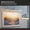 Paulmann 95573 LED Bilderleuchte Renan 3000K 600x210 mm 11W Alu gebürstet Bild 2